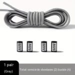 Never Tie Your Shoes Again - 1 Pair Of 100Cm/39.4In Elastic No Tie Shoelaces Fits Fit For Adults & Youngsters, Perfect For Sneakers, Shoe Accessories - Image 9