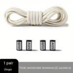 Never Tie Your Shoes Again - 1 Pair Of 100Cm/39.4In Elastic No Tie Shoelaces Fits Fit For Adults & Youngsters, Perfect For Sneakers, Shoe Accessories - Image 5