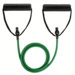 1Pc Premium Tpe Resistance Band - U-Shaped, Elastic Fitness Rope With Comfort Handles In Red/Green/Black - Ideal For Home Workouts & Strength Training - Image 9
