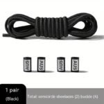 Never Tie Your Shoes Again - 1 Pair Of 100Cm/39.4In Elastic No Tie Shoelaces Fits Fit For Adults & Youngsters, Perfect For Sneakers, Shoe Accessories - Image 7