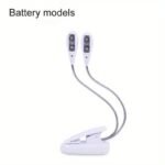 Music Stand Lamp, Clip-On Led Book Light With Usb And Aaa Battery Power, 4 Brightness Levels For Bed Reading - Ideal Choice For Readers, Pianists & Traveling - Image 5