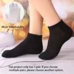 5 Pairs Of Summer Mesh Breathable Classic All-Match Boat Socks - Image 3