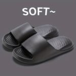 Unisex Casual Eva Slippers, Soft Open Toe Slip-On Flat Heel Sandals, Comfortable All-Season Indoor Home Summer Bath Shoes, Solid Color - Image 7
