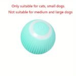 Miaoquanji Automatic Rolling Ball Toy For Cats - Usb Rechargeable Interactive Play Ball With Motion-Activated Glow-In-The-Dark Feature, Durable Silicone, Safe For All Breeds & Sizes, Blue, Cat Ball Toy - Image 3