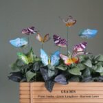 10Pcs Colorful Luminous Butterfly Stakes, 3D Artificial Butterfly Decor, Garden & Patio Decor, Random Pattern - Image 3