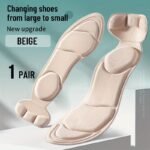 7 In 1 Women'S High-Heel Shoes Insoles, Anti-Slip Cutable Insole, Comfortable And Breathable Foot Care Massage Shoe Pads - Image 5