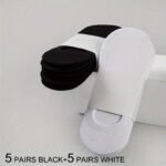 1/5/10Pairs Men'S Casual Business Socks, Thin Breathable Comfortable Low Cut Boat Invisible Socks - Image 15