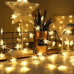 1Pc Star-Shaped Fairy Lights - Battery-Powered, Indoor Decor For Mother'S Day, Halloween, Christmas, And Parties - Soft Warm Glow, Pvc Material, No Electronic Components Needed, Party Lighting | Starlight Effect | Durable Plastic Lights, Fairy Lights Decor - Image 12