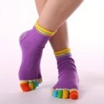 Non-Slip Toe Socks, Comfy Five Finger Yoga Socks For Running Athletic, Women'S Stockings & Hosiery - Image 17