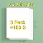 50/150 Sheets Sticky Note, Transparent Sticky Note Pads For Notepads Journal, School Stationery Supplies, Office Supplies, 1Pack/3Pack - Image 16