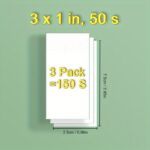 50/150 Sheets Sticky Note, Transparent Sticky Note Pads For Notepads Journal, School Stationery Supplies, Office Supplies, 1Pack/3Pack - Image 15