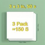 50/150 Sheets Sticky Note, Transparent Sticky Note Pads For Notepads Journal, School Stationery Supplies, Office Supplies, 1Pack/3Pack - Image 18