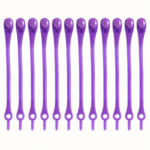 12Pcs Vibrant Tie-Free Silicone Elastic Shoelaces - Easy Slip-On, No-Tie Design For Adults, Lightweight & Durable, Ideal For Sneakers & Casual Shoes, Hand Washable, Shoe Accessories - Image 12