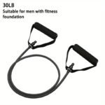 1Pc 5-Level Resistance Bands With Handles For Home Workouts And Strength Training - Perfect For Yoga, Pilates, And Boxing - Image 11