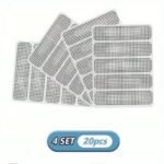 1/2/3/4/5 Sheet, Window And Door Screen Repair Patch, 6.2Cm?8.99Cm, 5 Patch For 1 Sheet, Strong Adhesive & Waterproof Fiberglass Covering Mesh Tape For Covering Window Door Tears Holes Screen Patch Repair Kit - Image 9