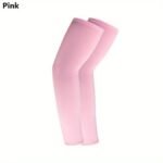 2Pcs Arm Sleeves - Warm, Cooling, Sports Sleeve Hand Covers For Running, Fishing, Cycling | Durable Textile Material, Black With Colorful Patterns, Hand Washable, Sports Armwear | Patterned Sleeve | Woven Texture - Image 18