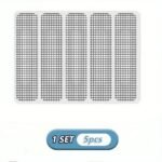 1/2/3/4/5 Sheet, Window And Door Screen Repair Patch, 6.2Cm?8.99Cm, 5 Patch For 1 Sheet, Strong Adhesive & Waterproof Fiberglass Covering Mesh Tape For Covering Window Door Tears Holes Screen Patch Repair Kit - Image 3