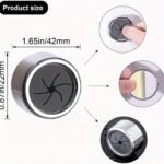 2Pcs Modern Black & White Spiral Towel Holders - Wall-Mounted Durable Plastic Kitchen & Bath Towel Rack With Glossy Finish, Easy Installation With Screws/Adhesive, Space-Saving Design For Contemporary Homes - Black & White Decor, Scratch- (Ideal For Bathrooms) - Stylish Spiral Cross Design, Polished Finish, Secure Grip For Towels, Minimalist Aesthetic, Functional & Easy Use - Image 5