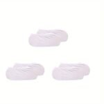 3 Pairs Solid Invisible Socks, Comfy & Breathable Low Cut Ankle Socks, Women'S Stockings & Hosiery - Image 15