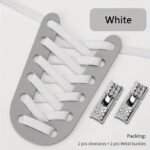Pair Of Glamorous Rhinestone-Embellished Shoe Laces - No-Strap, Acetate Material, Perfect For Parties & Events, Stylish Shoe Laces|Glamorous Lace Design|Acetate Laces - Image 3