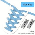 Pair Of Glamorous Rhinestone-Embellished Shoe Laces - No-Strap, Acetate Material, Perfect For Parties & Events, Stylish Shoe Laces|Glamorous Lace Design|Acetate Laces - Image 27