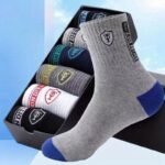 5Pairs Men'S Casual Sports Socks, Breathable Comfy Sweat Absorption Athletic Socks - Image 7