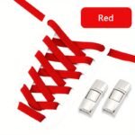 1 Pair No-Tie Shoe Laces, Diamond Cross Locks, Elastic Acetate Sneaker Laces, Easy Access Lazy Shoelaces For Casual Shoes - Image 18