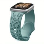Leopard Engraved Band Compatible With Iwatch Band 38Mm 40Mm 41Mm 42Mm 44Mm 45Mm 49Mm, Waterproof Cheetah Sport Silicone Wristbands Replacement For Iwatch Series 8 7 6 5 4 3 2 Se - Image 11