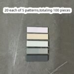 100Pcs Portable & Practical Sticky Notes - Creative Indication Markers For Students, Index & Note Stickers, Small Strip Plastic Bookmark Stickers G399 - Image 27