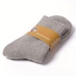 1Pair Men'S Thick Warm Crew Socks For Winter, Casual Plain Color Terry Socks, Men'S Socks - Image 7