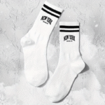One Pair Of Women'S Striped Trendy Mid-Calf Socks Suitable For Sports, Casual Comfortable Breathable Long Socks - Image 5