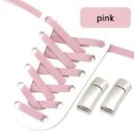1 Pair Diamond Cross Locks No Tie Elastic Shoelaces For Sneakers, Durable Acetate Fiber - Image 9