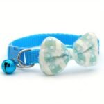 1Pc Adjustable Plaid Cat Collar With Bow Tie - Perfect For Holiday Dress Up And Everyday Wear - Image 18