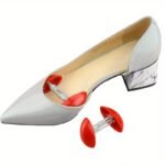2Pcs Adjustable Mini Shoe Stretchers For High Heels, Sneakers & Faux Shoes - Anti-Wrinkle Shaping Tool, Easy-To-Use Expander