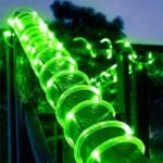 Solar Led Light Path Deck Outdoor Garden Solar String Lights Solar Rope Lights Outdoor Lighting Strips Led Garland Lights For Wedding Party Christmas Halloween Decoration Garden Stair With Smart Light Sensor 8 Light Modes - Image 9