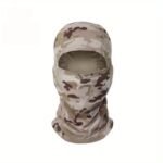 1Pc Unisex Camouflage Balaclava Hat - Full Face Mask & Neck Gaiter With Breathable Mesh-Like Texture, Multi-Color Camo Patterns (Green/Brown/Black) For Cycling, Skiing, Fishing, Motorcycling - Windproof & Sun Protection, Durable Textile Fabric, Versatile Outdoor Sports Mask & Headscarf - Image 25