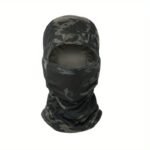 1Pc Unisex Camouflage Balaclava Hat - Full Face Mask & Neck Gaiter With Breathable Mesh-Like Texture, Multi-Color Camo Patterns (Green/Brown/Black) For Cycling, Skiing, Fishing, Motorcycling - Windproof & Sun Protection, Durable Textile Fabric, Versatile Outdoor Sports Mask & Headscarf - Image 22