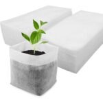 100Pcs, Seed Nursery Bags: Non-Woven Fabric Pots For Home Garden Supply And Soil Transplant Pouches - 8.0X10.01Cm - Image 3
