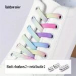 1 Pair Of Adjustable Elastic Colored Laces, Loafers For Adults, The Elderly, The Comfort Level Can Be Freely Adjusted - Image 5