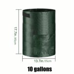 1Pc Potato Growing Bags, Durable Fabric Garden Planter Pots With Flap & Handle, Pots, Planters & Container Accessories, 7 Gallon 30X35Cm, - Image 9