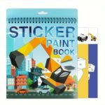 1Pc Halloween Christmas Thanksgiving Decor Stickers Book Crafts, Stickers Paint Books For Birthday Party Favor Gift, Road Plane Travel Toy Activity Books - Image 16