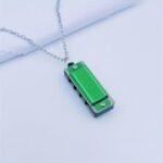 Necklace Harmonica, Four-Hole Eight-Tone Mini Harmonica, 4 Holes, 8 Tones, Playing Harmonica, Can Play Songs - Image 10