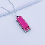 Necklace Harmonica, Four-Hole Eight-Tone Mini Harmonica, 4 Holes, 8 Tones, Playing Harmonica, Can Play Songs - Image 14