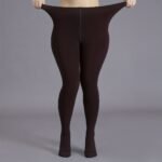 1-Pack Women'S Plus Size Solid Black Tights - High-Waisted Smooth Texture, Machine Washable, Comfort Fit For Everyday Casual & Formal Wear, Versatile Hosiery, Elegant Leggings, Durable Hosiery, Comfortable Leggings, Office Attire - Image 11