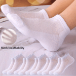 5 Pairs Of Summer Mesh Breathable Classic All-Match Boat Socks - Image 6