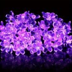 Solar Purple Cherry Blossom String Lights, 8 Function, Courtyard Balcony Outdoor Camping Decoration Light String, Holiday Led Atmosphere Light, 1 String Of 5 Meter 20 Lights Or 6.5 Meter 30 Lights - Image 5