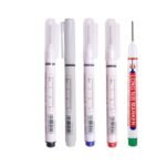 5Pcs/Set Extended Nib 20Mm Red Black Blue White Green Ink Long Head Markers Bathroom Woodworking Decoration Metal Plastic Wood Multi-Functional Write Deep Hole Marker Pens - Image 12