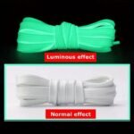 1Pair Luminous Flat Laces For Low Top Canvas Shoes, Sneakers, Casual Shoes, Men And Women Trendy Sports Laces Couple Shoelaces - Image 3