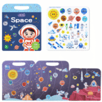 Reusable Sticker Book, Washable Stickers, Christmas Gift For Adults Easter Gift -Winter, New Year - Image 13