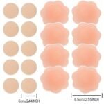 9 Pairs Reusable Nipple Covers, Strapless Invisible Self-Adhesive Breast Lift Pasties, Women'S Lingerie & Underwear Accessories - Image 2